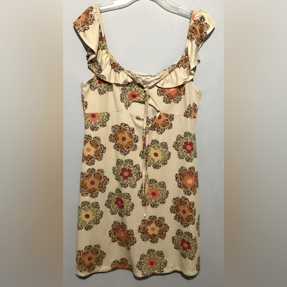 Earthbound Trading Co. Floral Dress size L